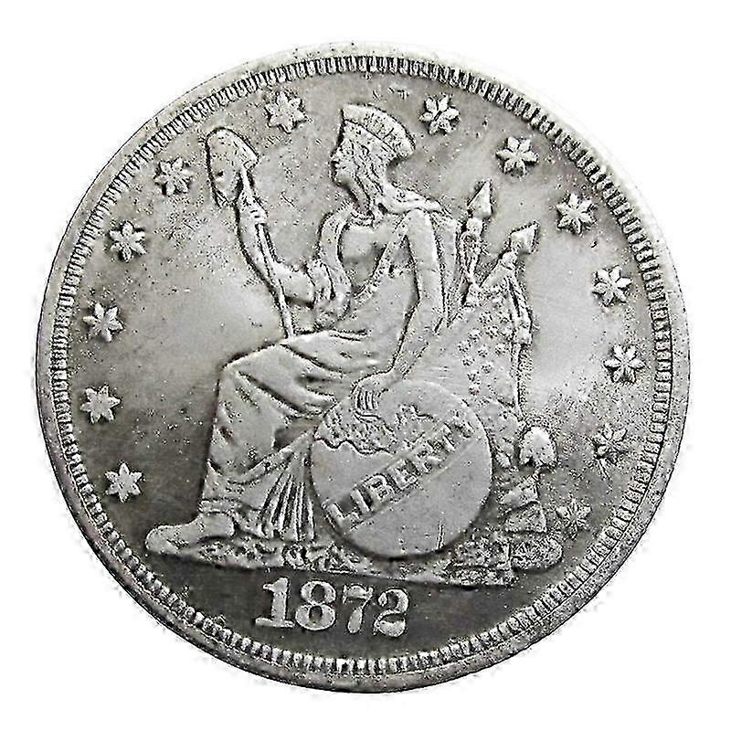 Old Morgan US Dollars 1872 Commemorative Coin Collecting Currency Die Casting