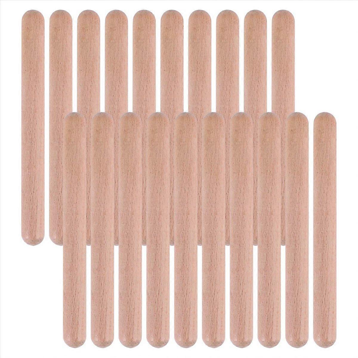 20 peças 8 polegadas Kids Rhythm Sticks Music Lummi Sticks