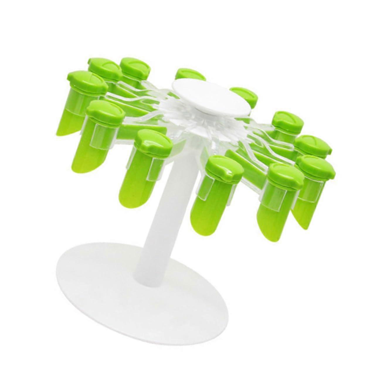 Rotating Spice Rack with 360° Rotation and Freshness Seal Clips for Kitchen Pantry Storage