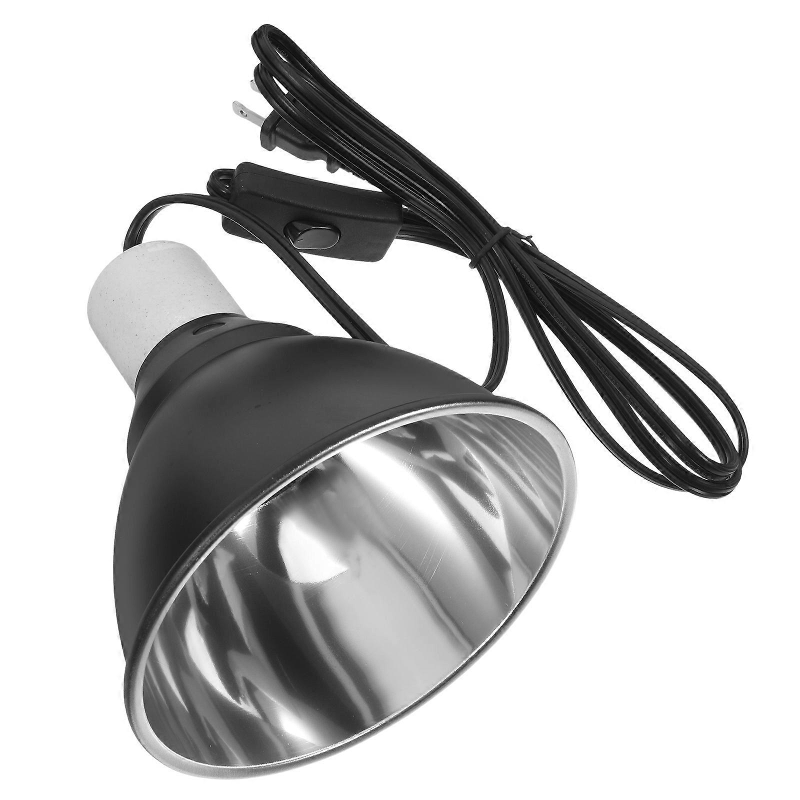 Heat Lamp Dome Lamp Fixture for Reptiles with Durable Iron Material