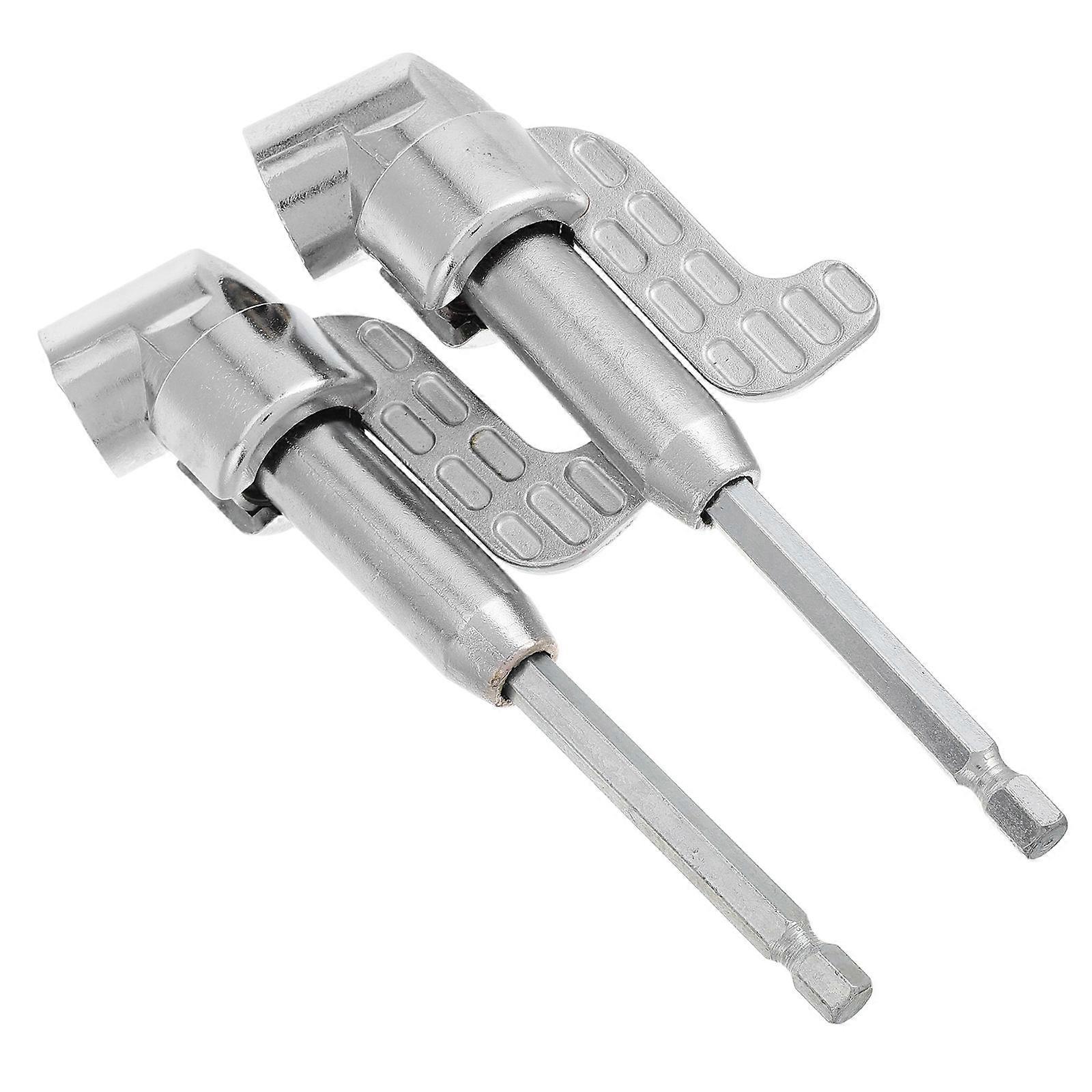 Right Angle Drill Adapter for Car with 2Pcs Electric Screwdriver Extension