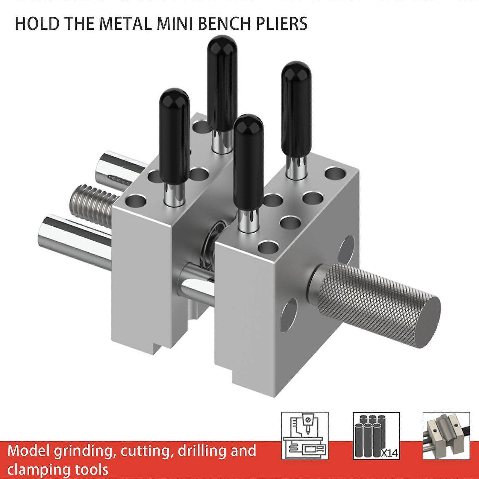 Handheld Vise Bench Clamp Small Table Bench Vice Precise Adjustable Elastic