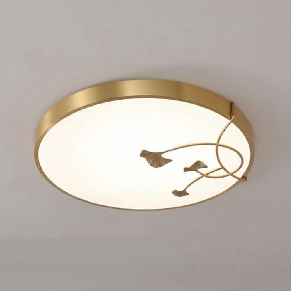 LED Ceiling Light Gold 40cm UltraThin Modern Dimmable Lamp Adjustable Color Temperature