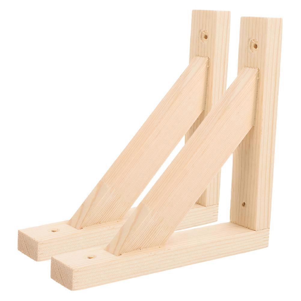Wood Corner Shelf Brackets Heavy Duty Floating Shelf Bracket 2Pcs for Home Use