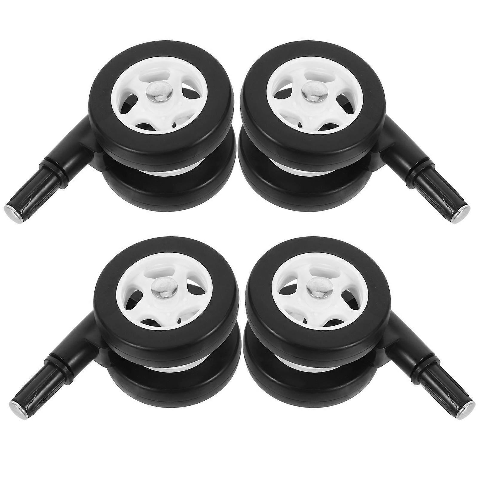 Baby Walker Wheel Replacement for Stroller 4Pcs Easy Install Plastic Caster Wheels