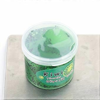 70ml Crystal Mud Slime Fruit Mud Coconut Mud Soft Ceramic Chip Fruit Slice Color Mud Decompressing Toy Watermelon Lemon Cherry