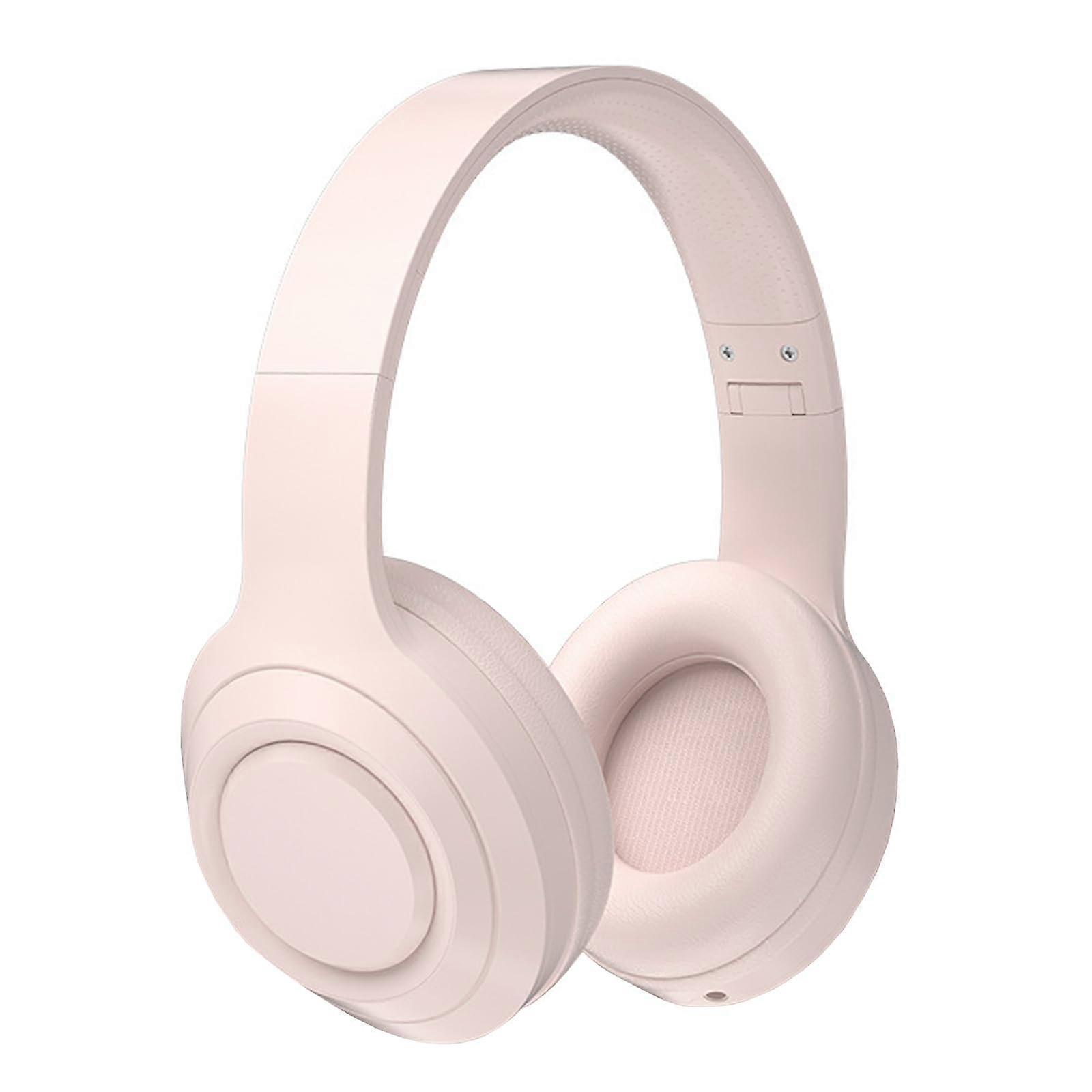 Wireless Bluetooth Headphones Over Ear Foldable with Mic Bluetooth 5.3 24H Battery Blush