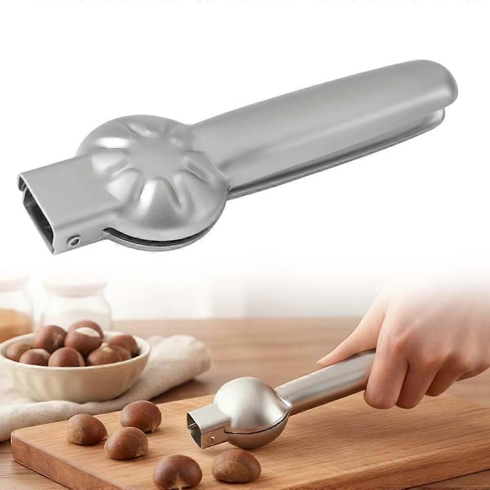 Stainless Steel Chestnut Cutter and Peeler with Sharp Precision Blades and Ergonomic NonSlip Handle