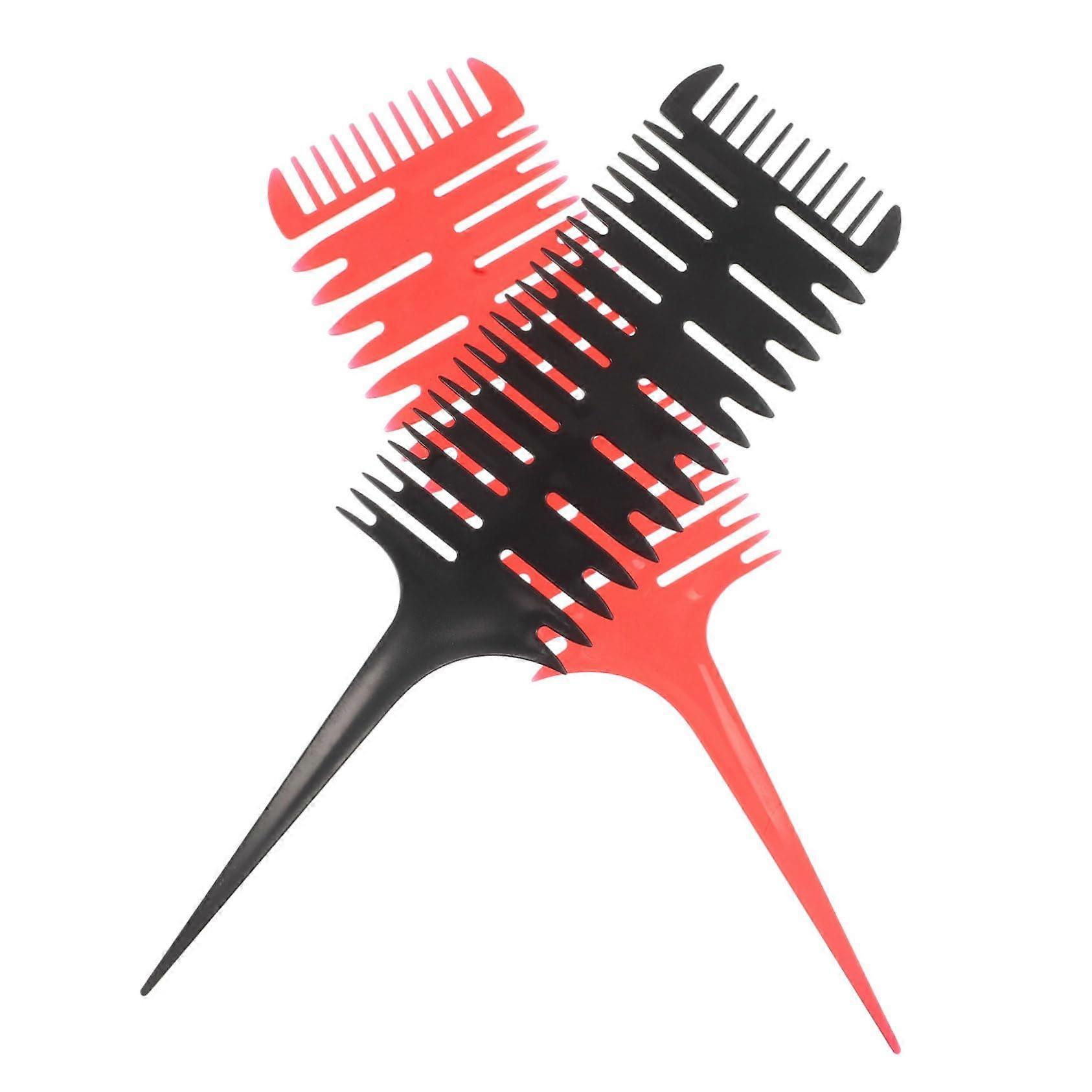 2pcs Professional Hair Styling Comb with Tail for Precision Sectioning and Hairdressing