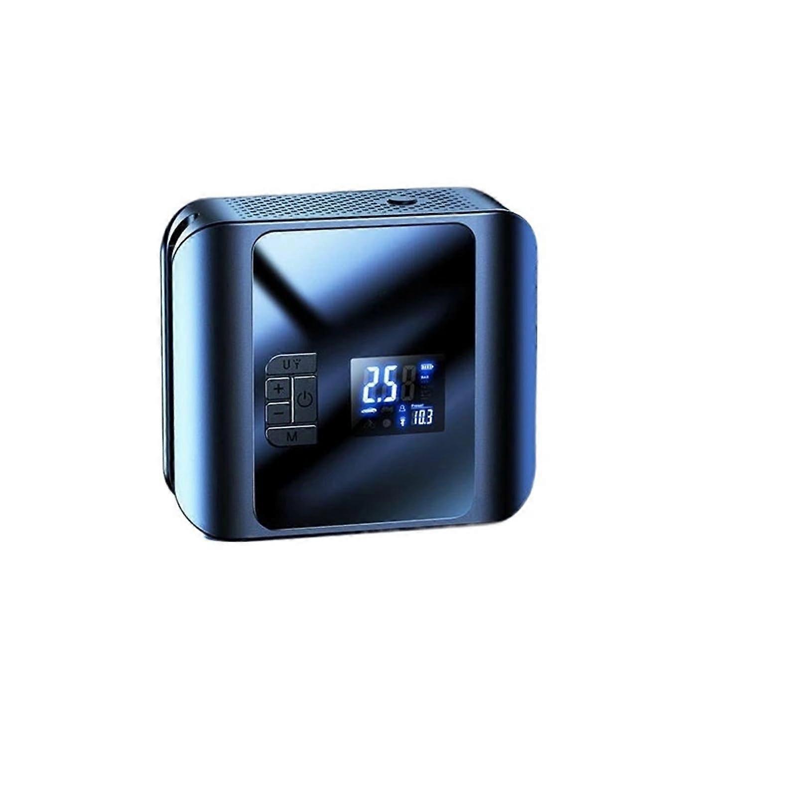 Portable Tire Inflator Cordless Air Compressor 10 BAR Fast Inflation 6000mAh LED for Car Bike