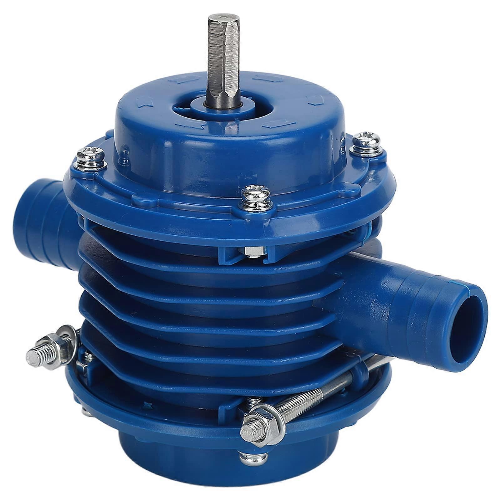 Drill Powered Water Pump Self Priming Compact Design for Fast Liquid Transfer Home and Workshop