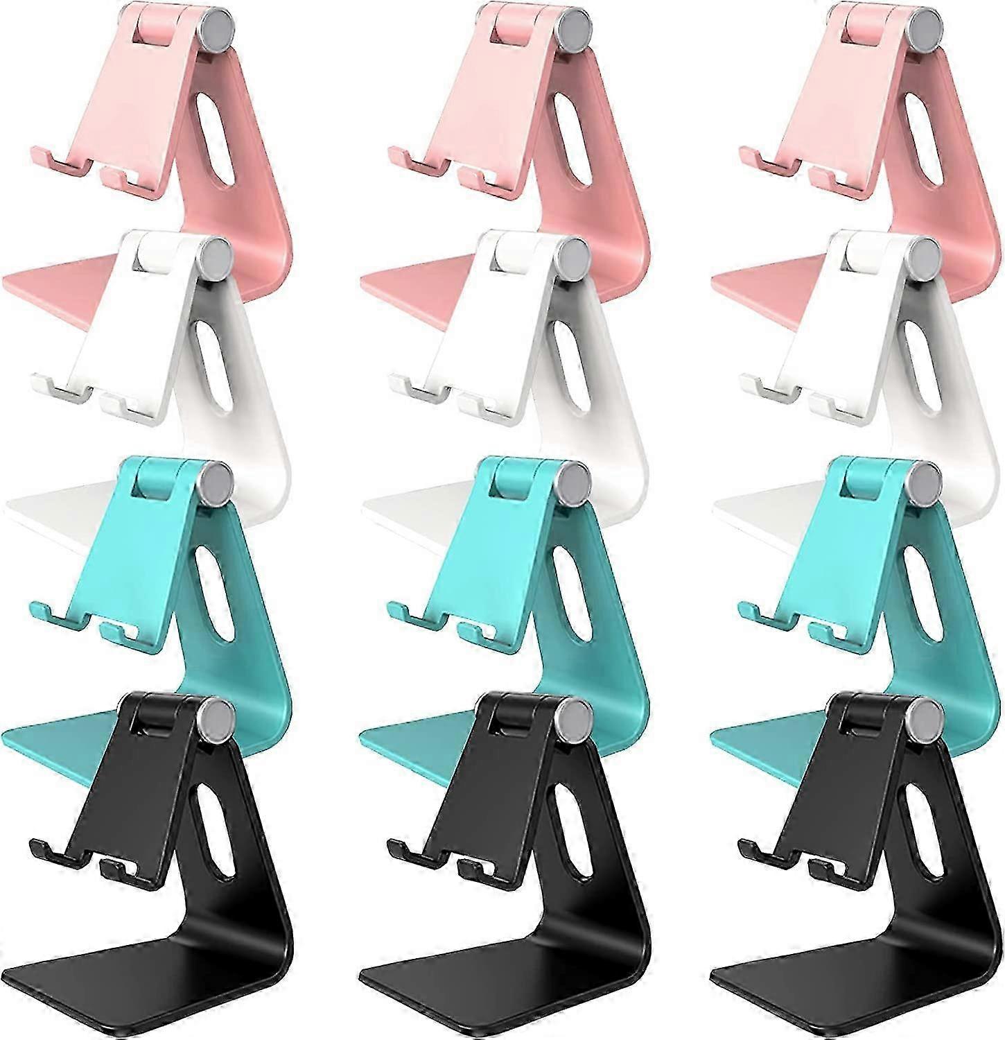 Desk Phone Holder Stand for Mobile Devices, Adjustable Mount