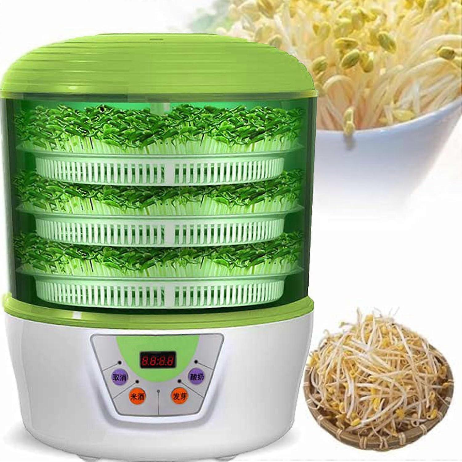 Automatic Bean Sprout Machine with 3Layer Design and Intelligent Temperature Control for Radish