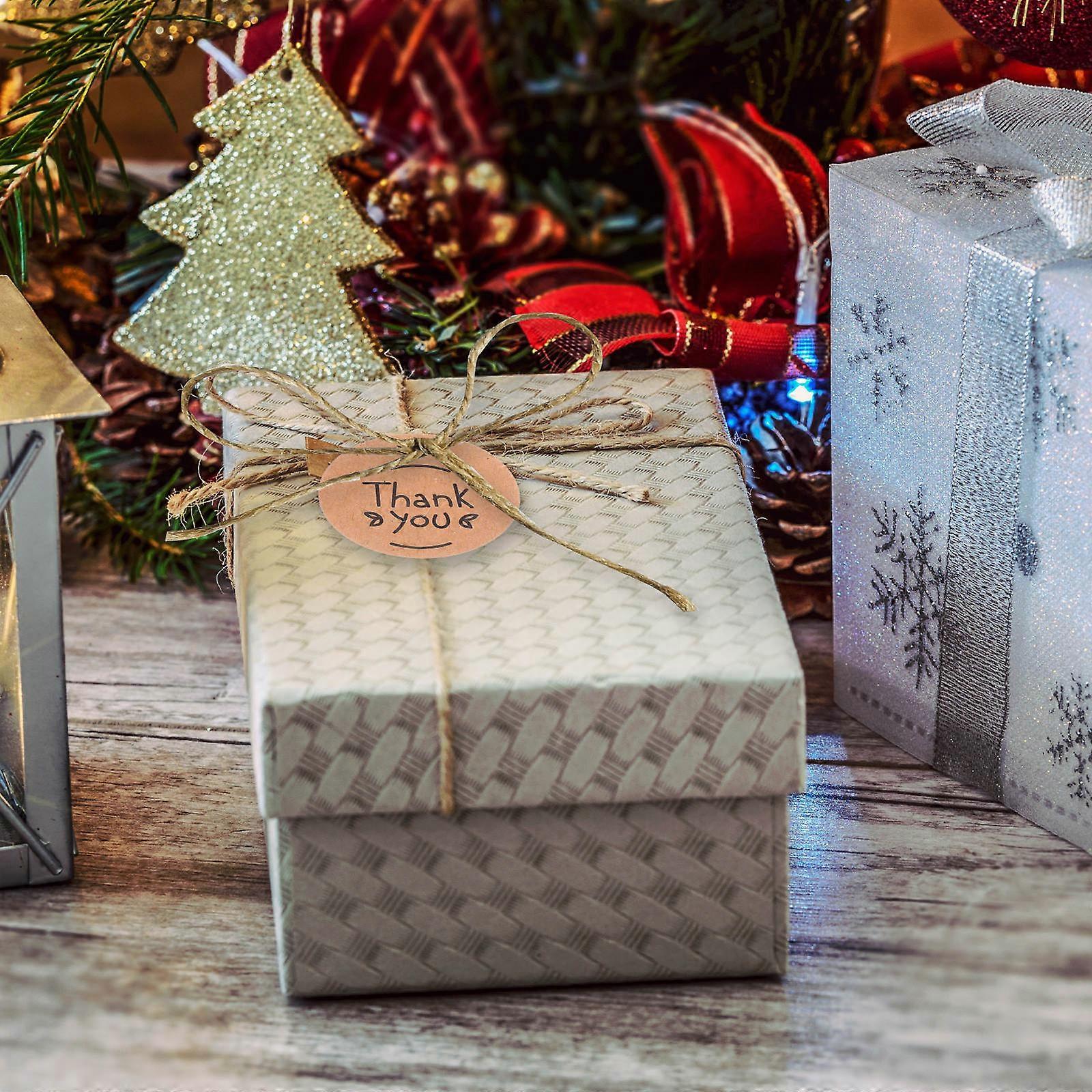 Circle-Shaped Kraft Paper Tags for Decoration Use 200Pcs Pack