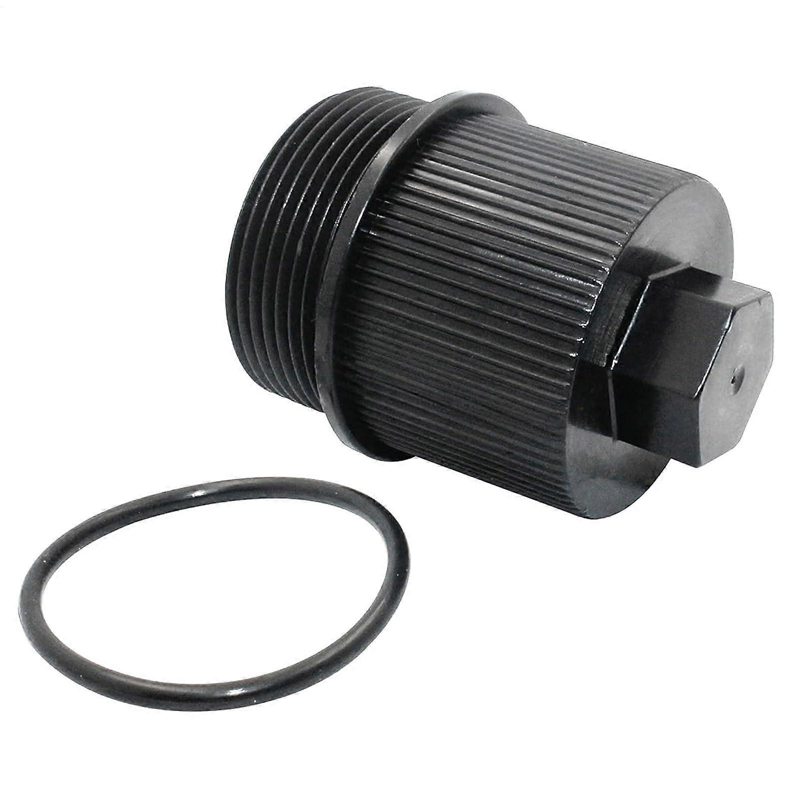 Pool Drain Plug with ORing for Pool Pump Filter, Leak Prevention Threaded Skimmer Vacuum Plug