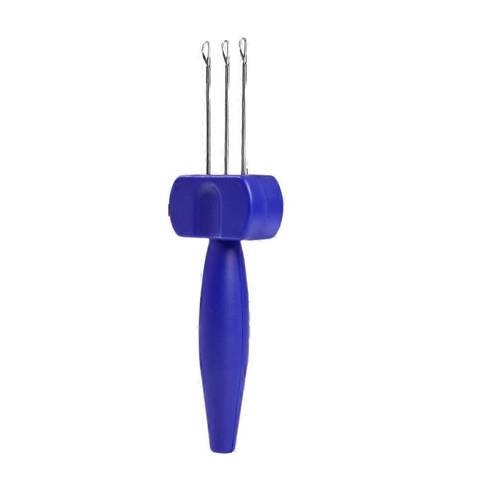 Portable Cord Knitting Hook Needle Crocheting Tool for Binding-Off or Edging Knitting LatchHook Tool Three-Head