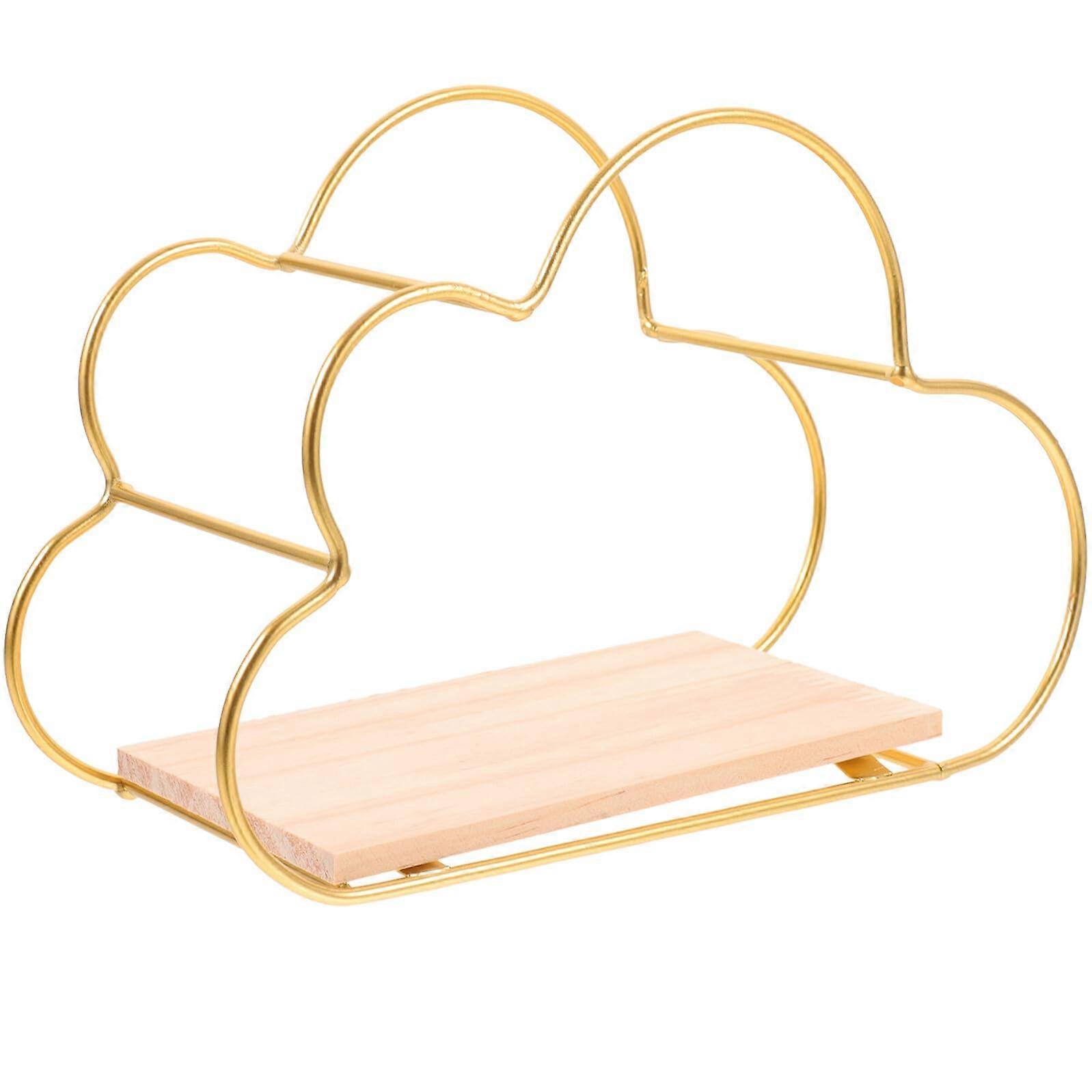Floating Cloud Wall Shelf SpaceSaving Decorative Storage Rack for Bathroom Kitchen Bedroom Organizer