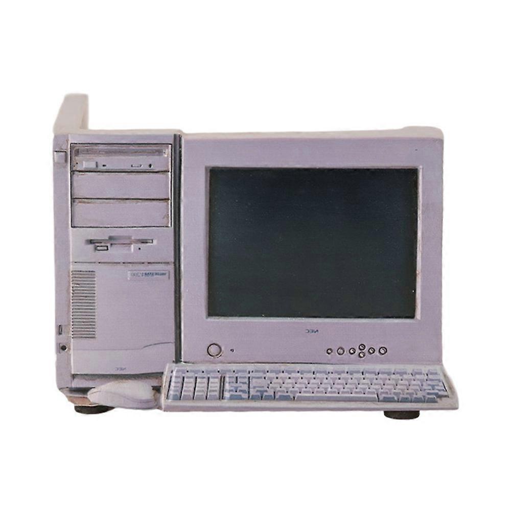 Imitation Computer Flower Pot Resin Desktop Planting Container for Decor