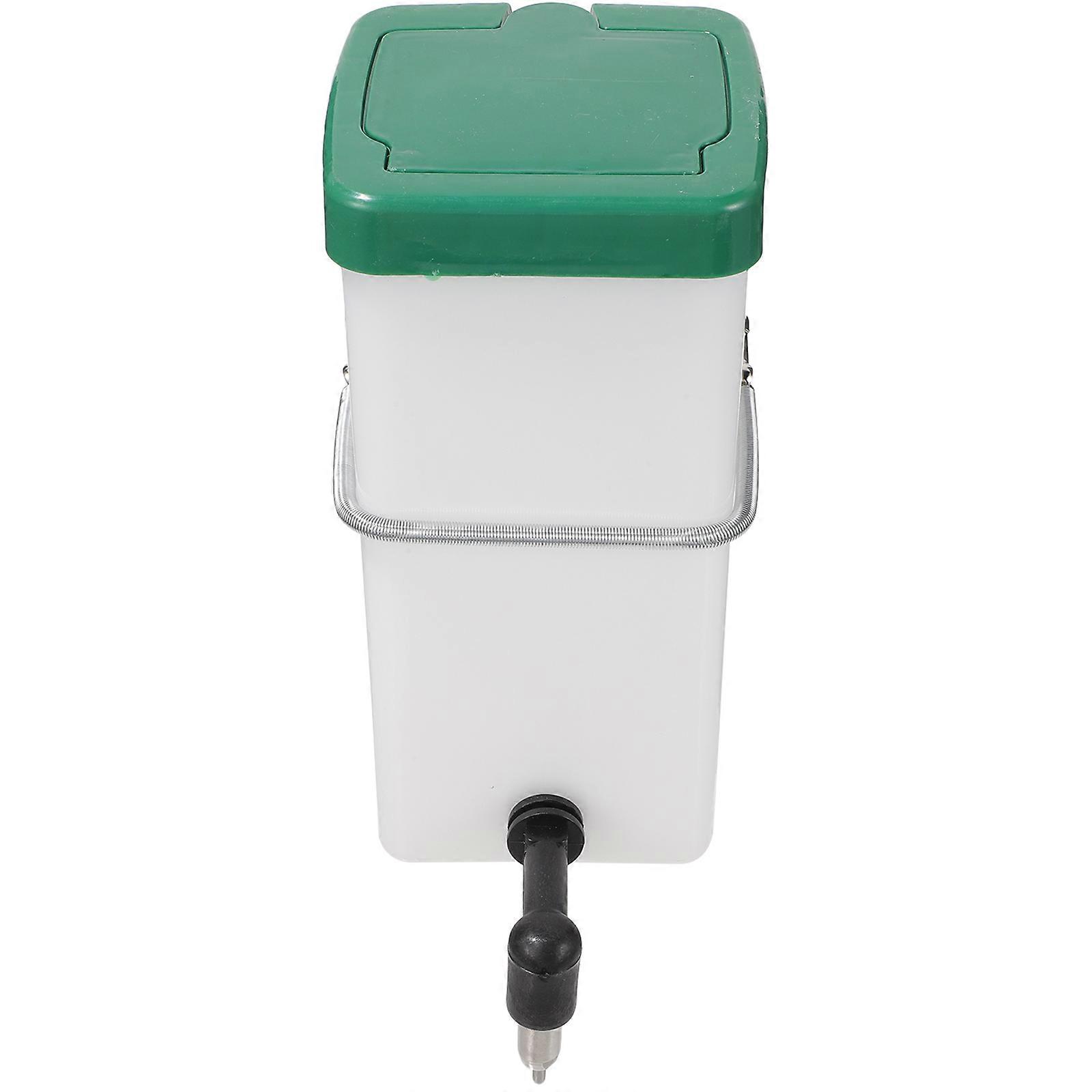 Automatic Rabbit Water Feeder Pet Water Dispenser White