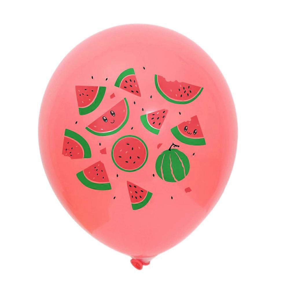 40Pcs Watermelon Pattern Latex Balloons Assorted Decorations for Summer Themed Celebrations