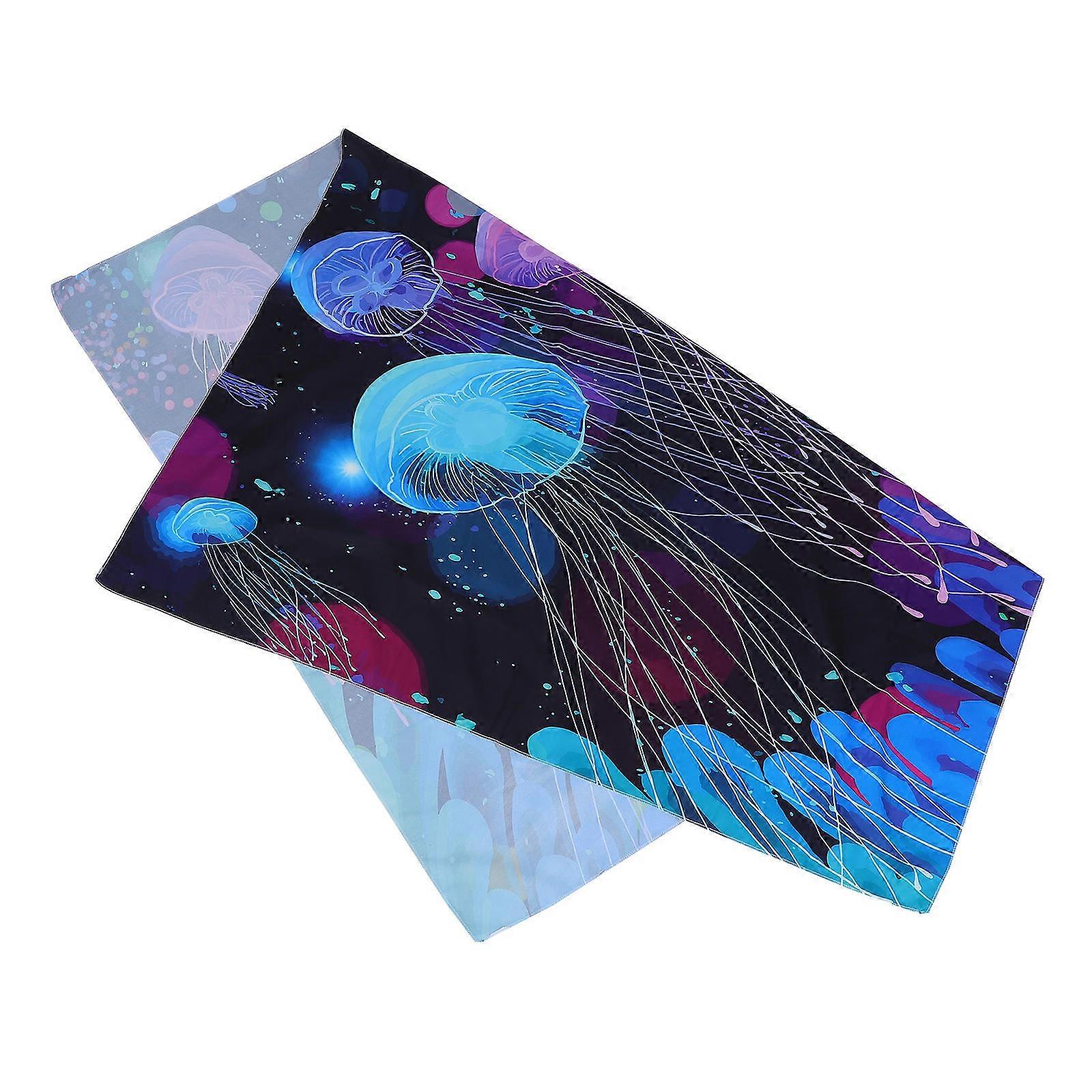 Waterproof Tapestry Pendant for Decor 1Set Household Creative Jellyfish Pattern
