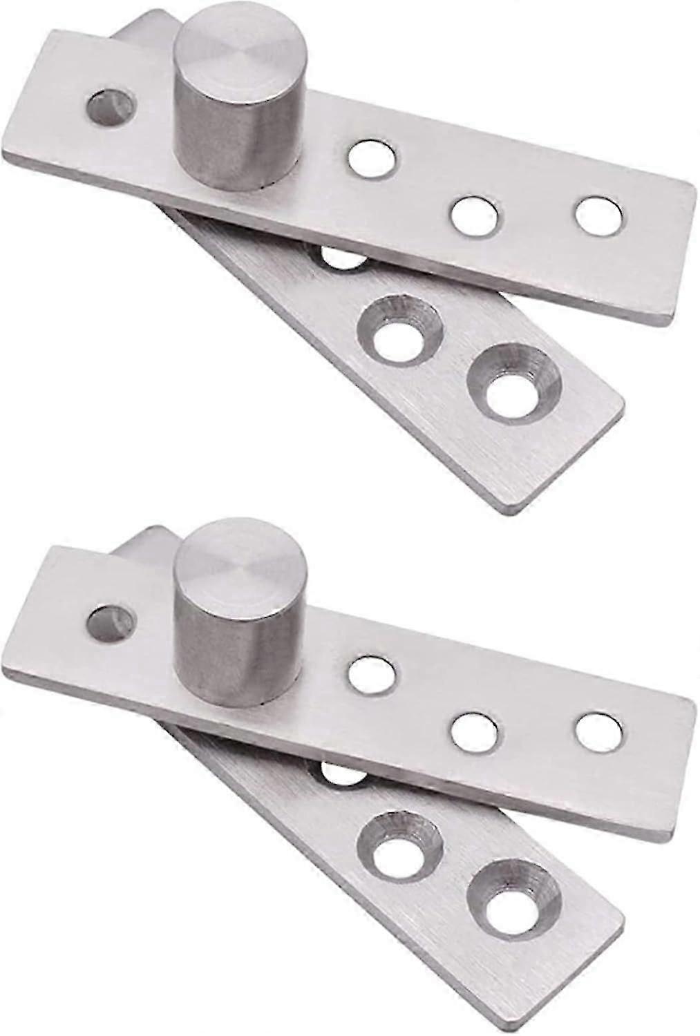 2 Pack Door Pivot Hinge 180Rotation Hidden Door Hinge Concealing Door Hinge