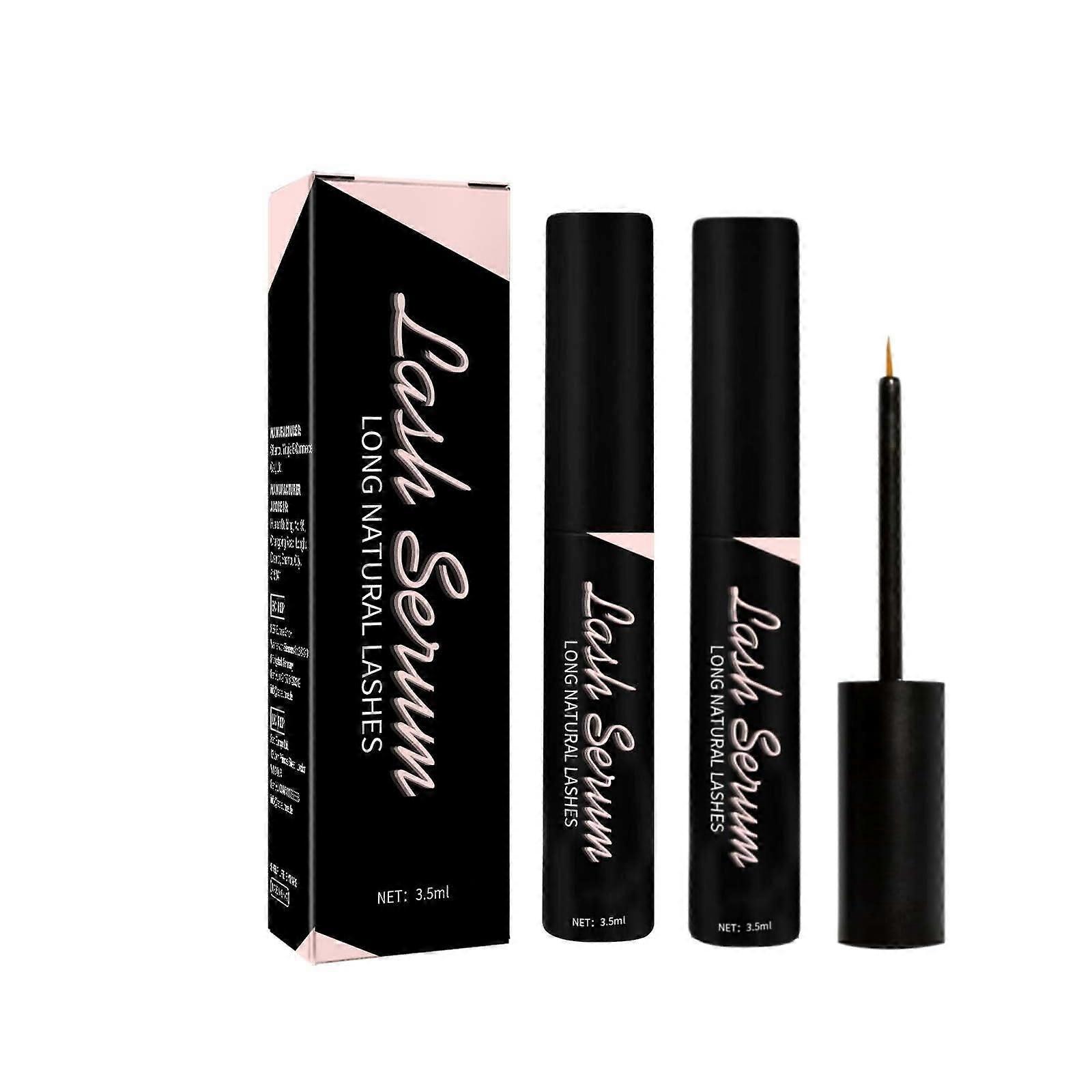 Eyelash Growth Serum 2pc for Longer Thicker Lashes and Brows, Natural Lash Enhancing Quick Absorbing Formula
