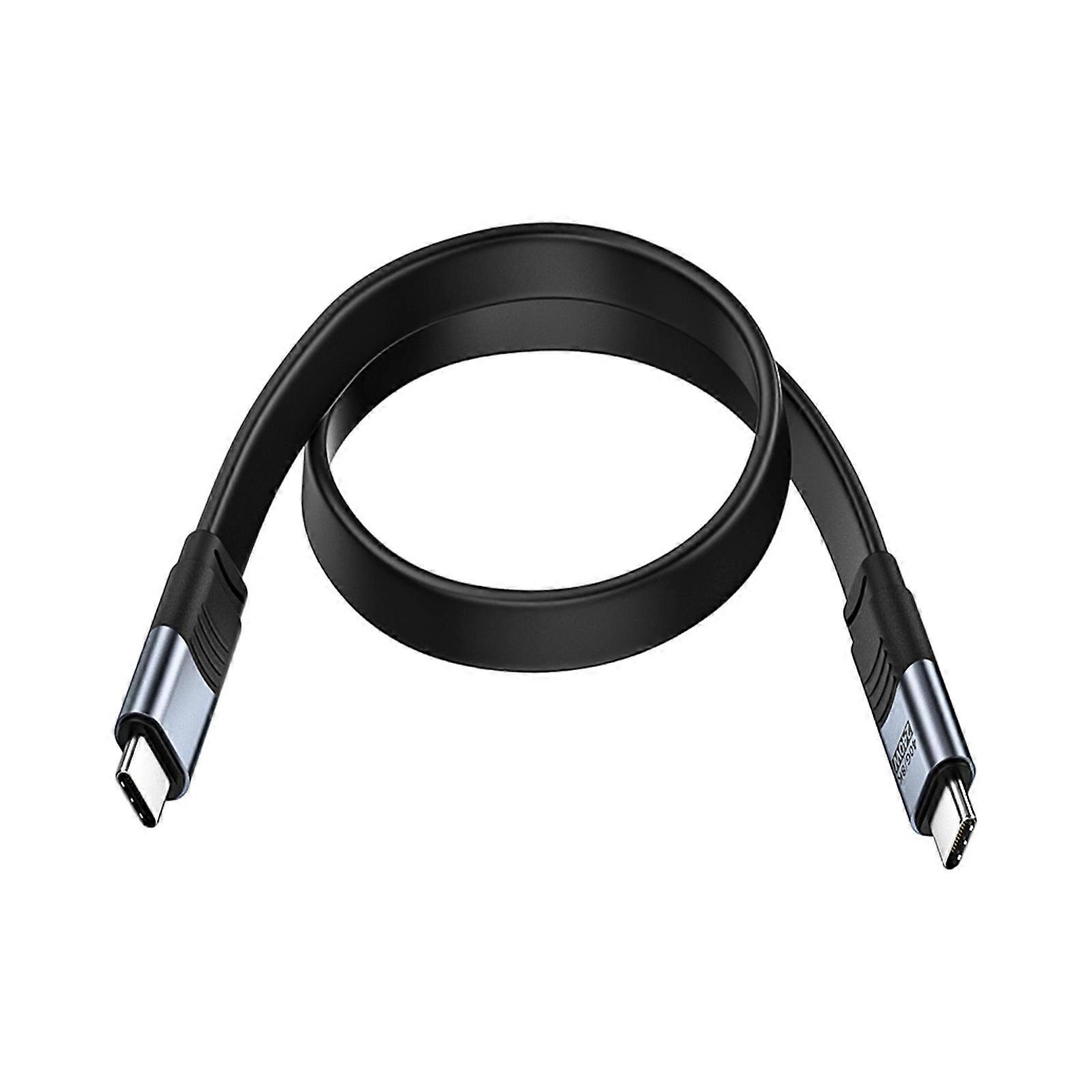 USB4 Data Cable 40Gbps Data Transfer 8K/60hz Video Output and 240W Charging Functionality Universal Compatibility Multicolor