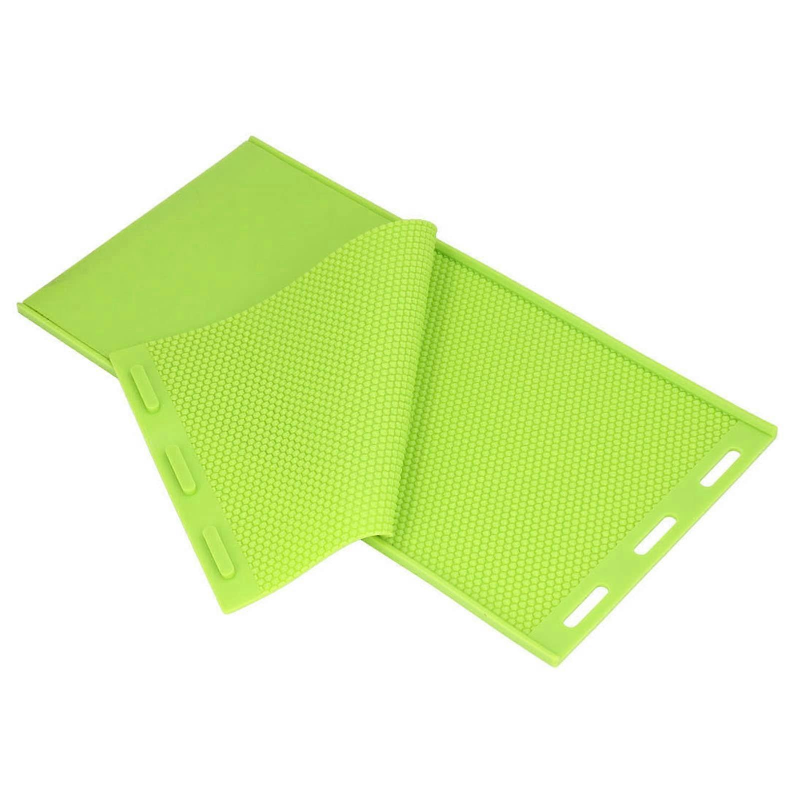 Beeswax Sheets Press 2Pcs 5.4mm Silicone DIY Foundation Comb Reusable Beekeeping Equipment