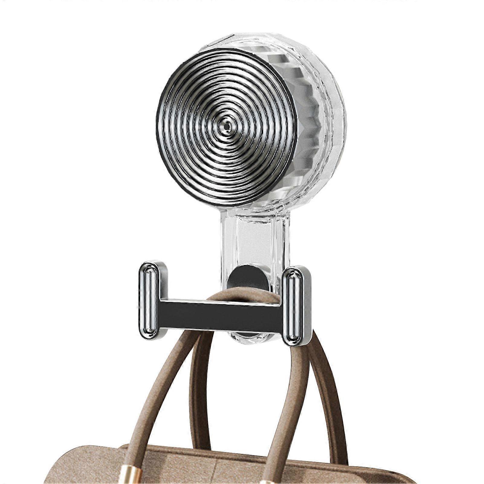 Suction Cup Hooks for Bathroom with Secure Grip, Removable Shower Towel Holder, Transparent Design