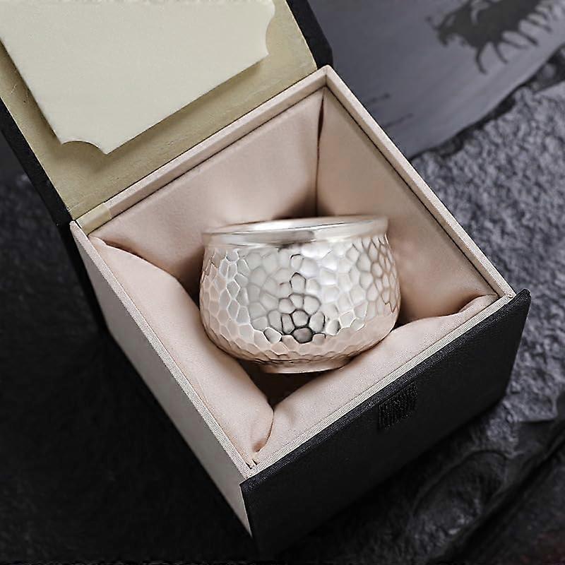 Elegant Gilded Silver Ceramic Tea Set with Infuser, 8.2oz Teapot and Two 3.2oz Cups