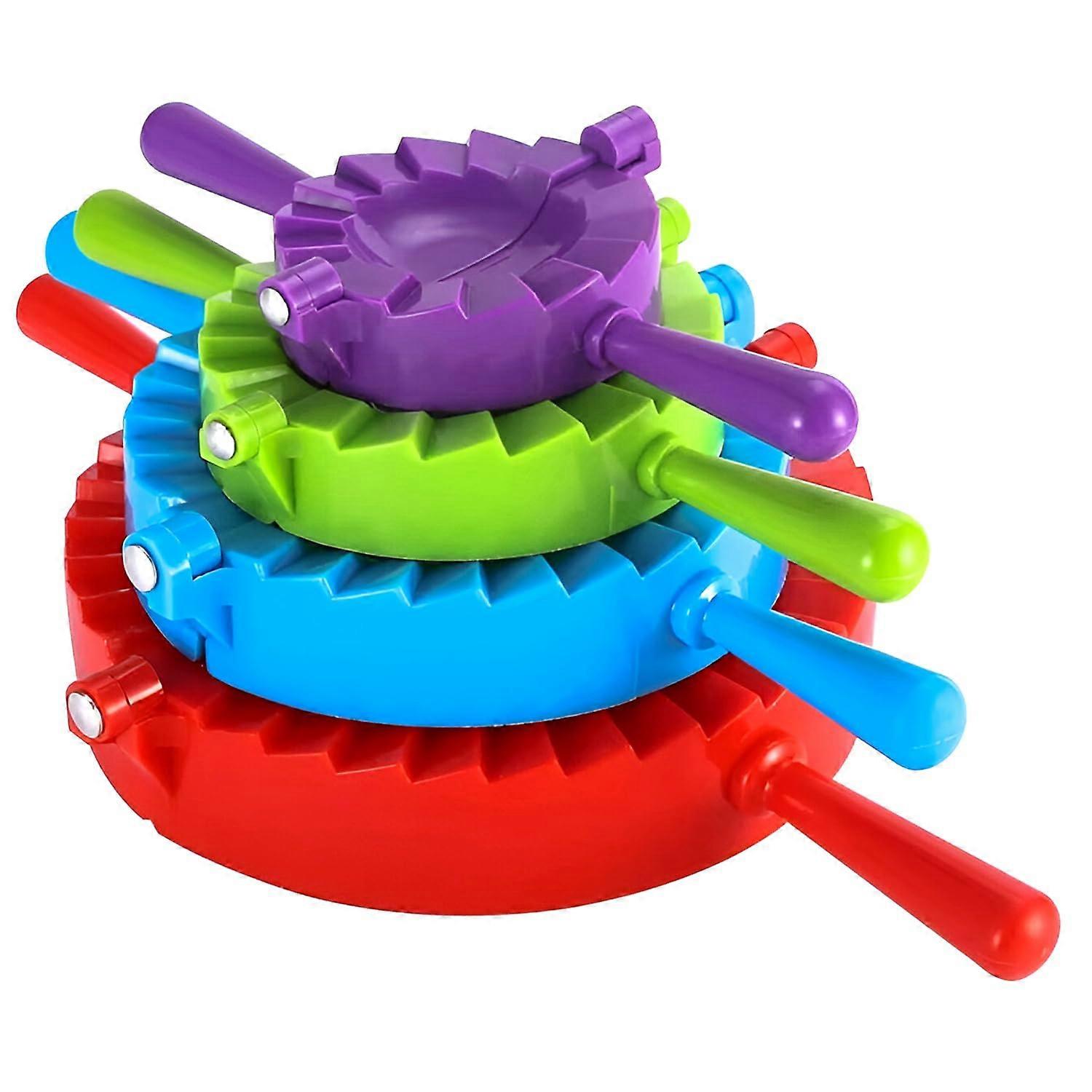 Dumpling Maker Set of 4, Multifunction Empanada Press with Ergonomic Handle, Dishwasher Safe