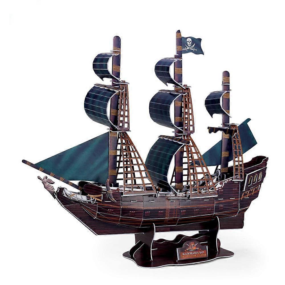 3D Pirate  Puzzle for Adults, Tool Foam Model Kit, Creative Decor and Gift Idea