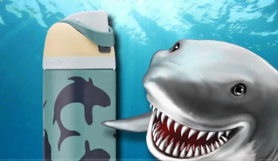 Bottiglia d'acqua Owala da 24 once/32 once Shark Week Nuova sigillata Owala FreeSip Gifts G