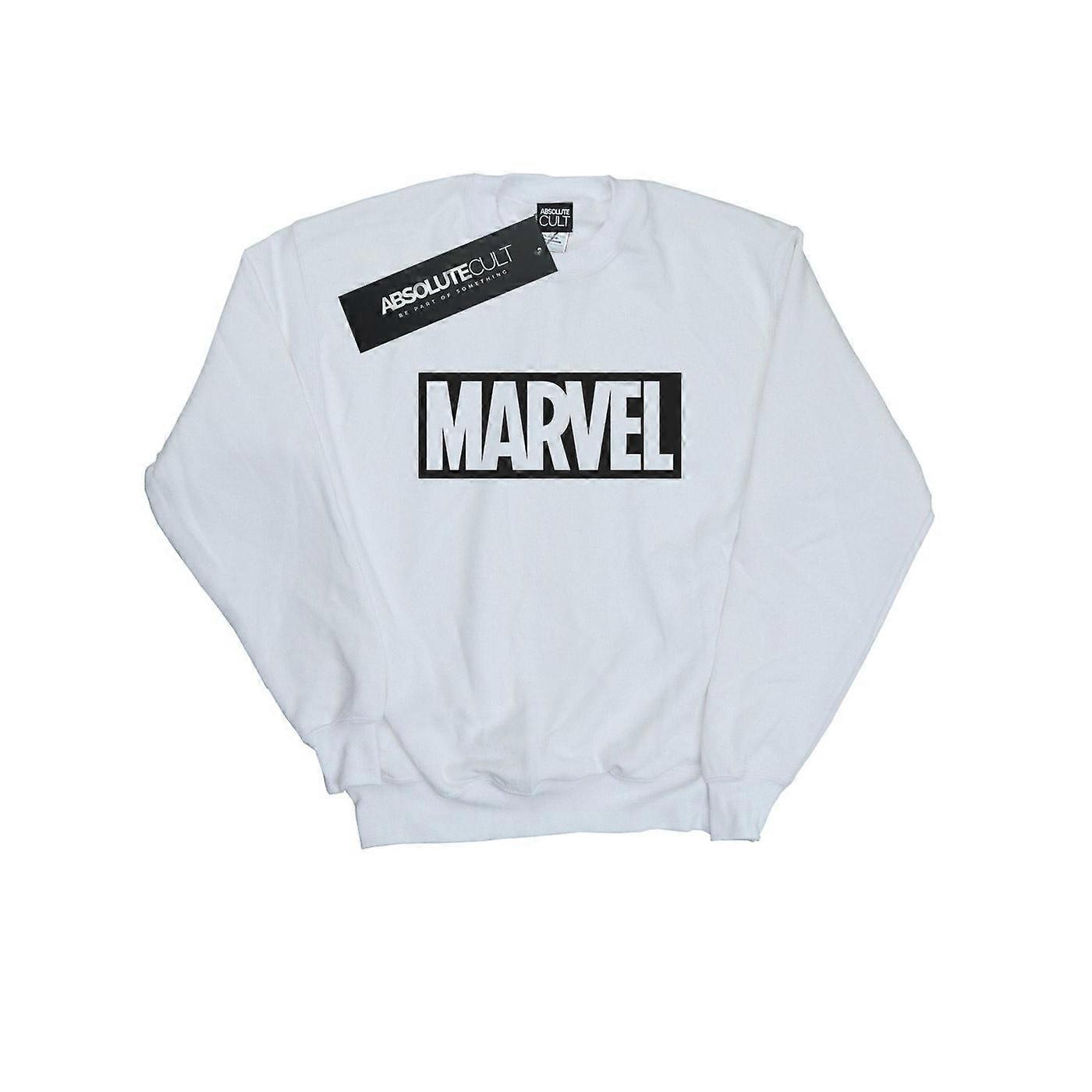 Marvel Boys Logo Outline Sweatshirt