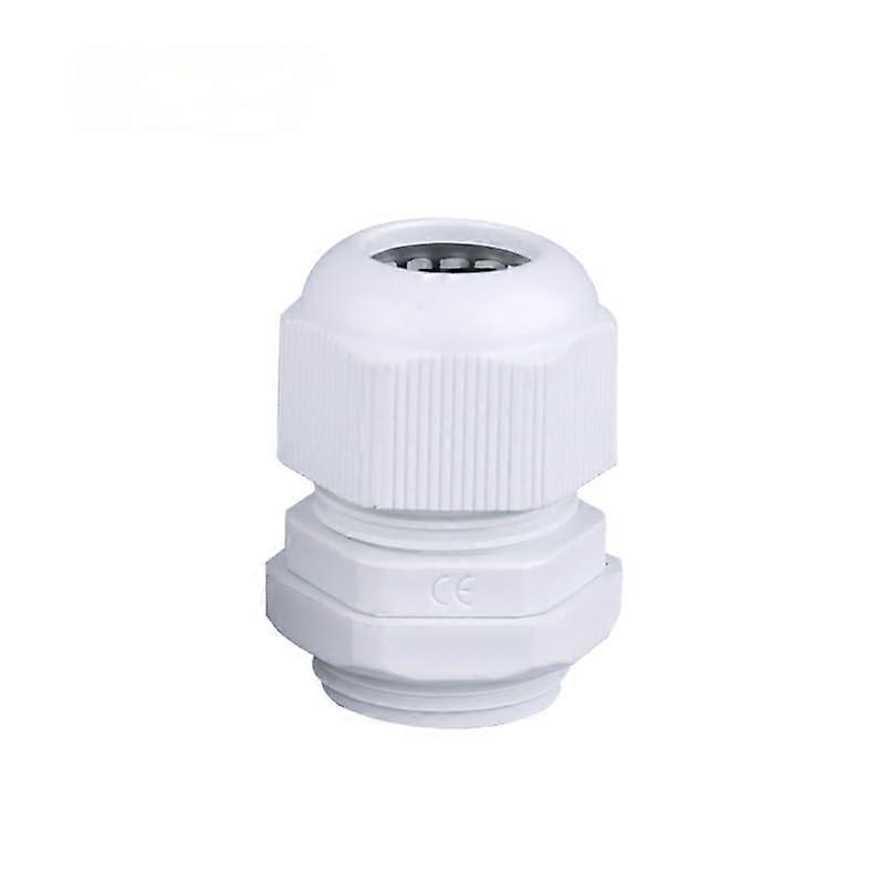 PG63 Nylon Waterproof Cable Gland White Plastic Connector for Secure Cable Fixation and Sealing