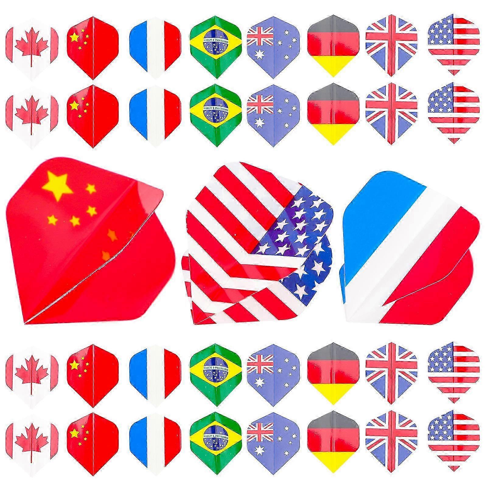 Portable Lightweight Dart Wings for Smooth Flying 27Pcs Set