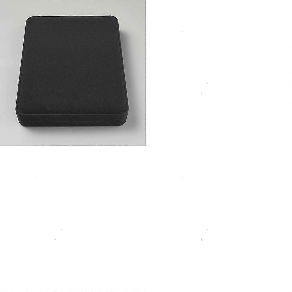 1pc Velvet Necklace boxes Rectangle Slate Gray 24x19x3.8cm