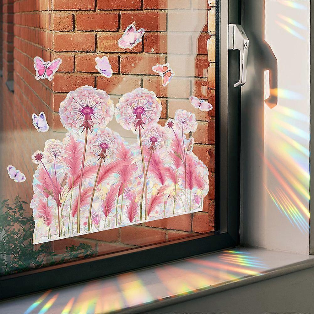 Waterproof PVC Window Stickers Window Decorations Dandelion 400x300x0.1mm