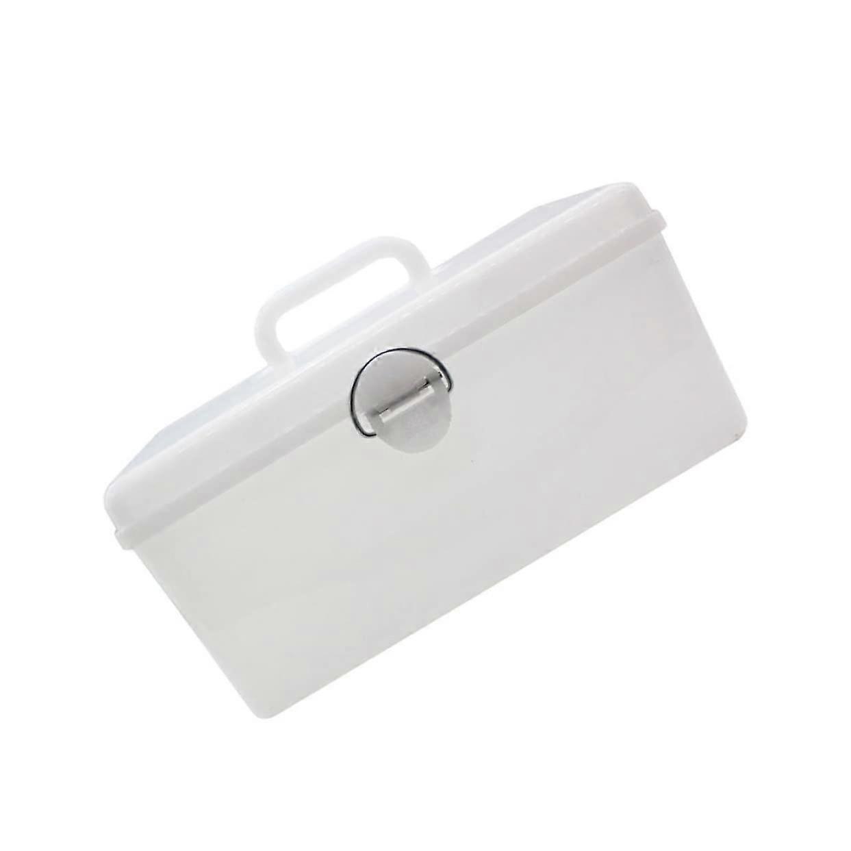 Mahjong Storage Box with Handle, Secure Buckle Closure, Compact Large Capacity Travel Case