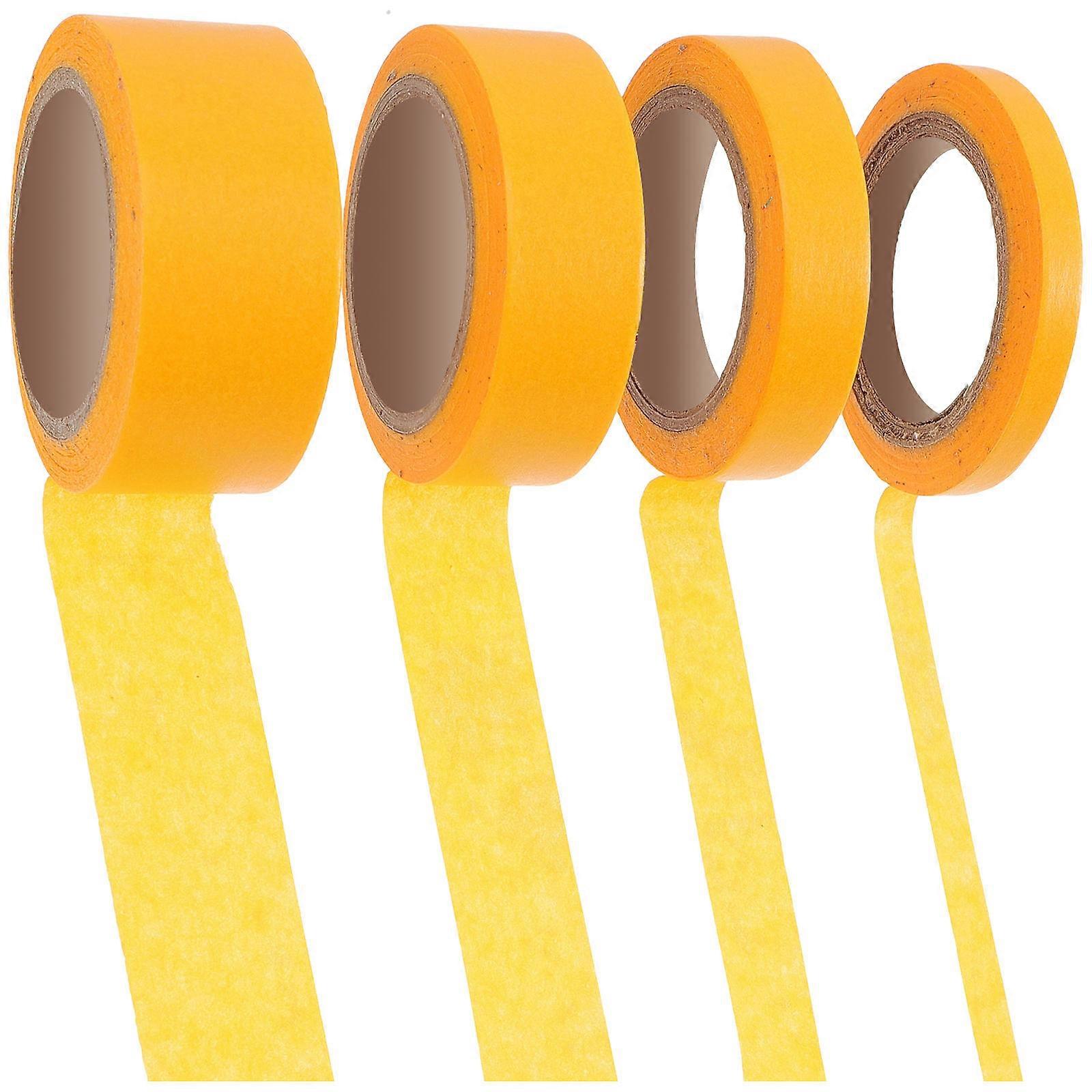 Fine Line Tape Yellow Painter Tape for DIY Projects 4 Rolls Washi