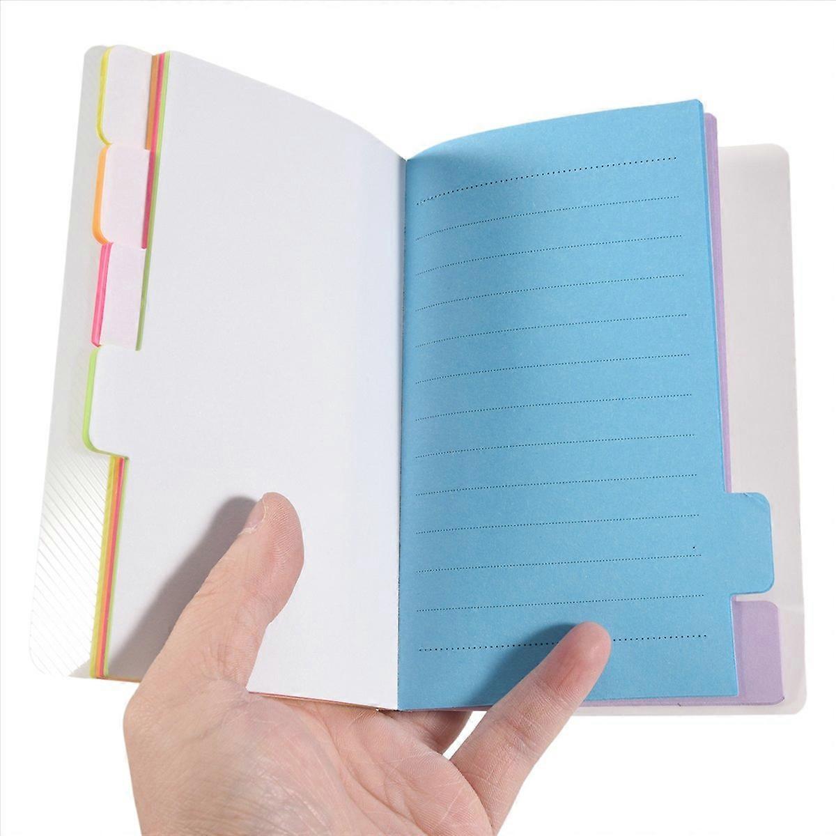 Sticky Notes Divider Sticky Notes Tabs, 4X6Inch,2 Pcs 120 Index Notes