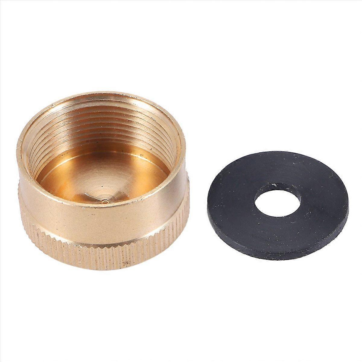 8PCS Solid Brass Propane Bottle Caps for Outdoor Stove