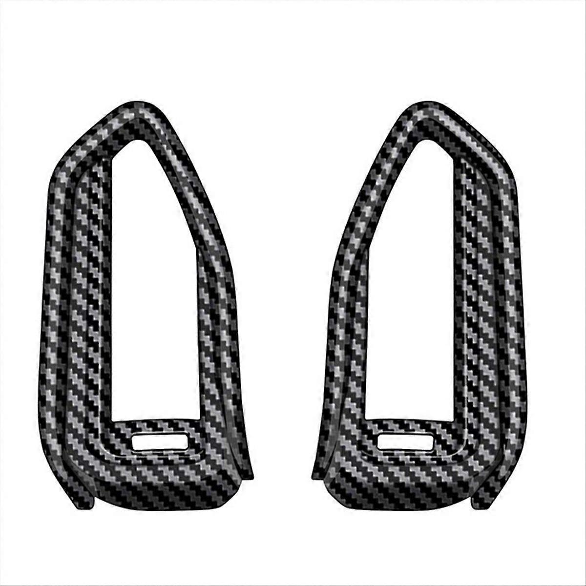 Auto Dashboard Airconditioner Air Outlet Frame Koolstofvezel LHD