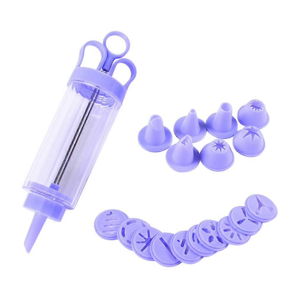 Cookie Maker Cookie Press Kit for Baking Use Including 10 Disks and 8 Tips