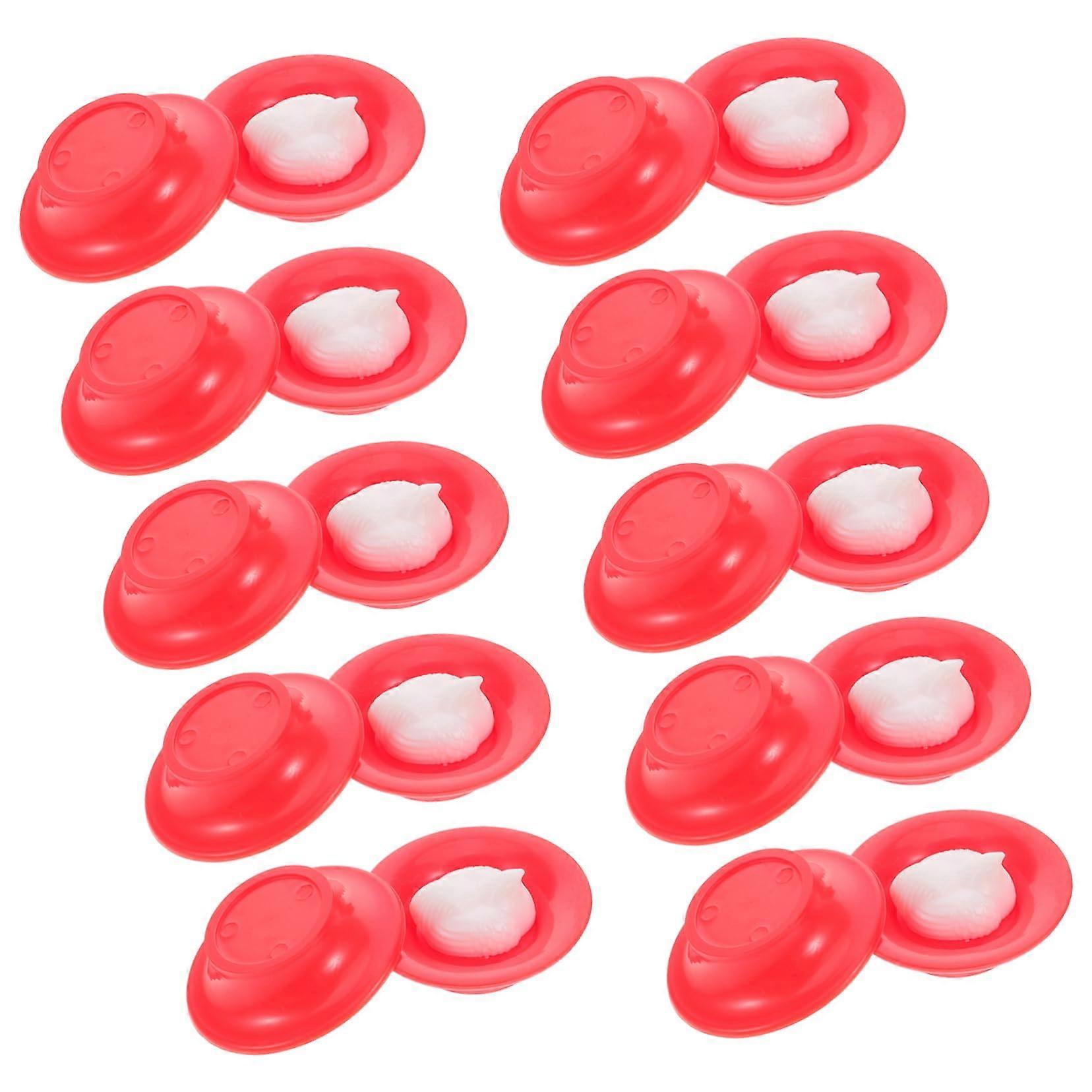 Magic Trick Props 10 Sets Compact Bird to Egg Illusion for Magician Visual Transform