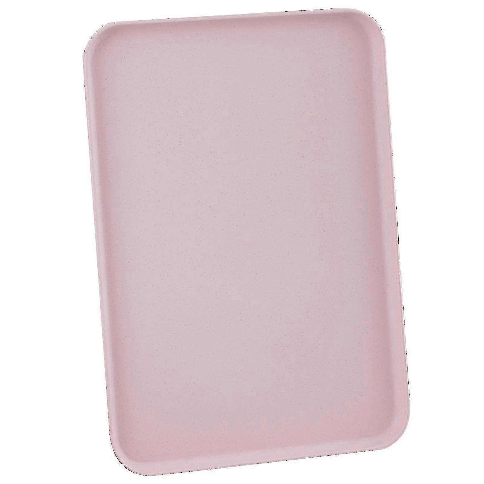 Serving Tray Multi-function Delicate Nordic Style Decorative Rectangular Plastic Tray For Home Edition 0210