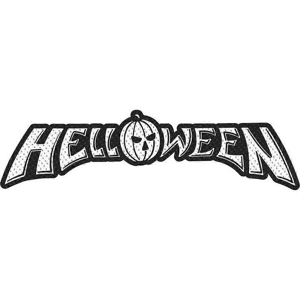 Helloween Woven Patch Logo Cut Out new Official White