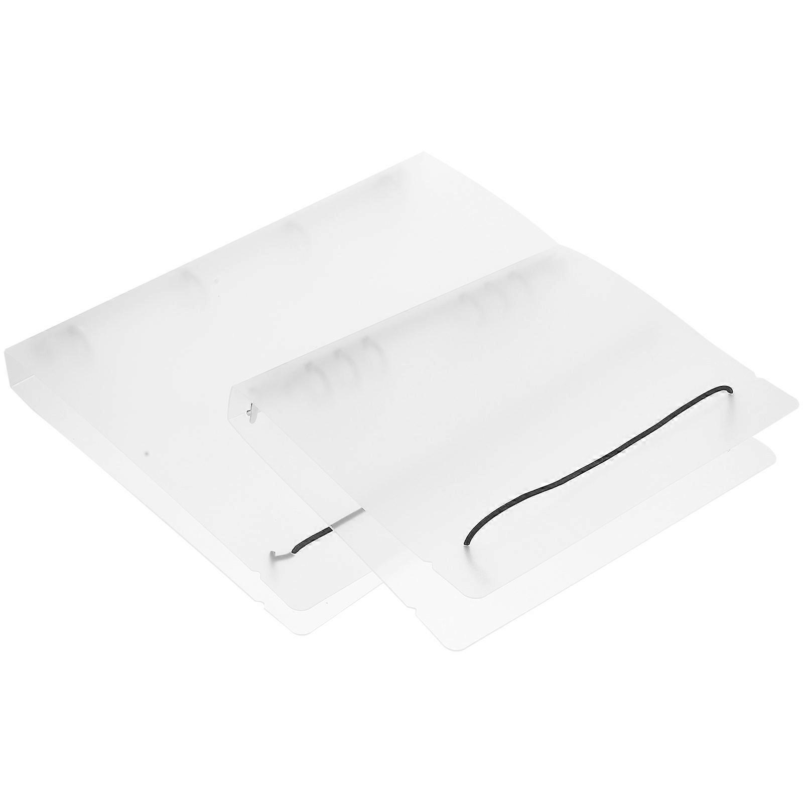 Transparent Clear Binder Cover for Storage 6Pcs Reusable Notebook