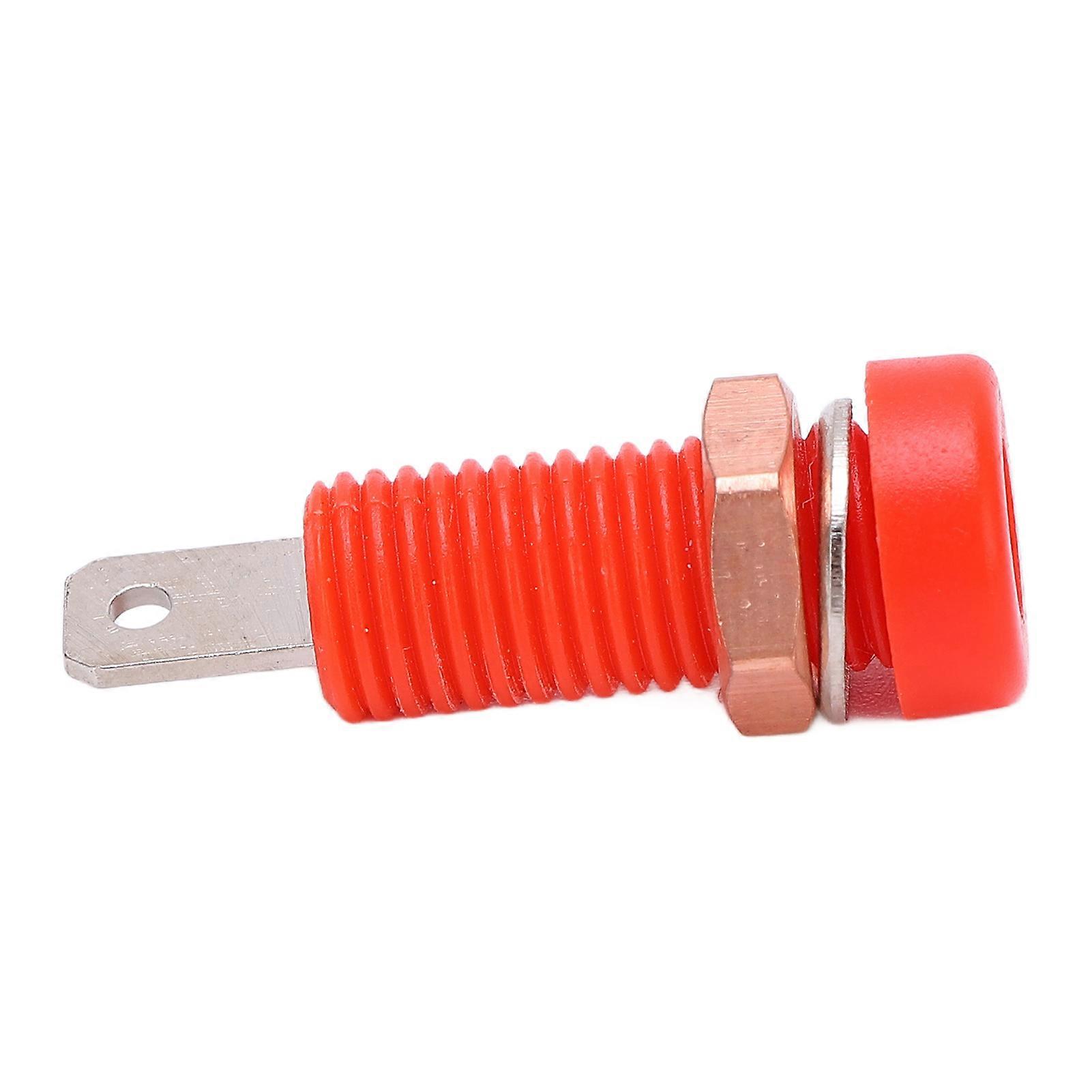 Mount 10pcs Adapter Banana 4mm Panel Binding Post Connector Socket Jack